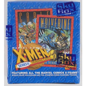 X-Men Series 2 Wax Box (1993 Skybox) (Reed Buy)
