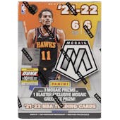 2021/22 Panini Mosaic Basketball 6-Pack Hobby Blaster Box (Green Ice Parallels!) (Fanatics) (Lot of 6)