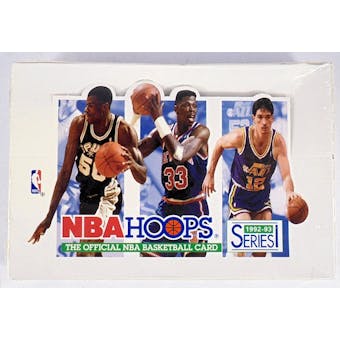 1992/93 Hoops Series 1 Basketball Hobby Box (Reed Buy)