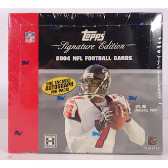 2004 Topps Signature Edition Football Hobby Box (Reed Buy)