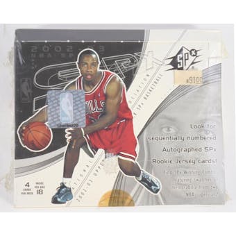 2002/03 Upper Deck SPx Basketball Hobby Box (Reed Buy)