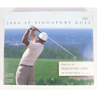 2004 Upper Deck SP Signature Golf Hobby Box (Reed Buy)