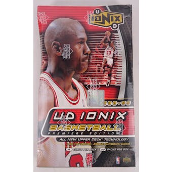 1998/99 Upper Deck Ionix Basketball Hobby Box (Reed Buy)