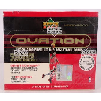 1999/00 Upper Deck Ovation Basketball Hobby Box (Reed Buy)