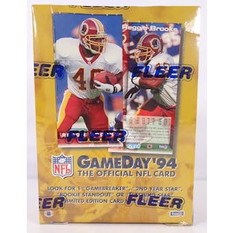 1994 Fleer GameDay Football Hobby Box (Reed Buy)