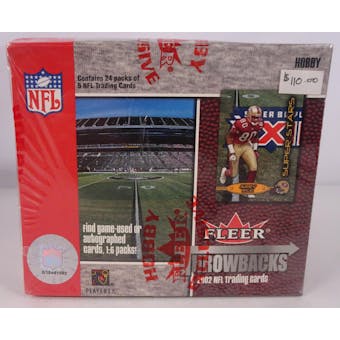 2002 Fleer Throwbacks Football Hobby Box (Reed Buy)