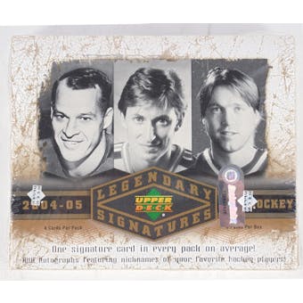2004/05 Upper Deck SP Legendary Signatures Hockey Hobby Box (Reed Buy)