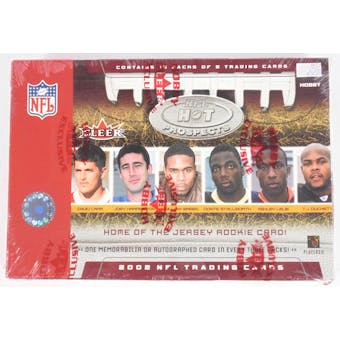 2002 Fleer Hot Prospects Football Hobby Box (Reed Buy)