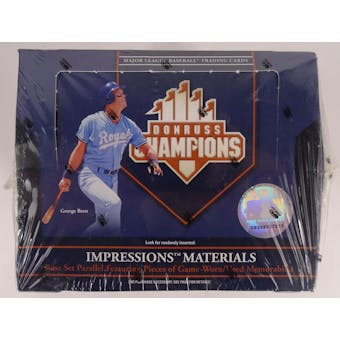 2005 Donruss Champions Baseball Box (Reed Buy)