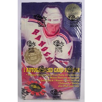 1994/95 Classic Hockey Hobby Box (Reed Buy)