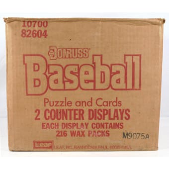 1989 Donruss Counter Display Case (Reed Buy)