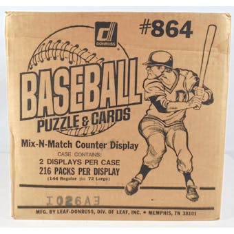 1986 Donruss Counter Display Case (Reed Buy)