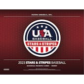 2023 Panini Stars & Stripes Baseball Hobby 20-Box Case (Presell)