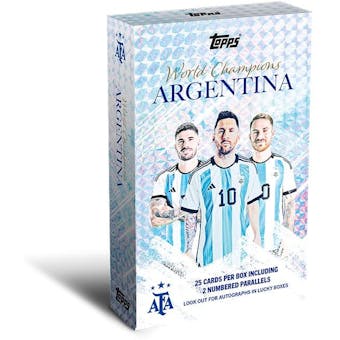 2022 Topps Argentina World Champions Set Soccer Box