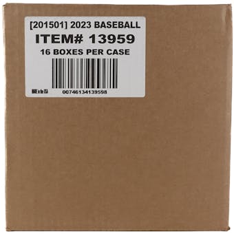 2023 Panini Donruss Baseball Hobby 16-Box Case