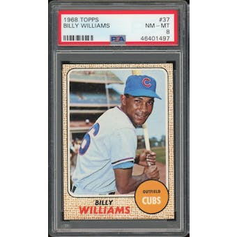 1968 Topps #37 Billy Williams PSA 8 *1497 (Reed Buy)
