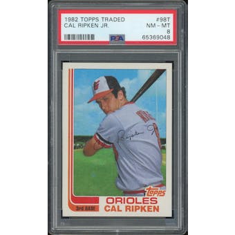 1982 Topps Traded #98T Cal Ripken Jr. PSA 8 *9048 (Reed Buy)