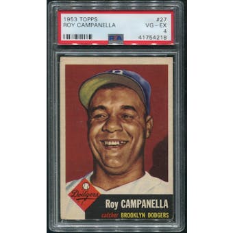 1953 Topps Baseball #27 Roy Campanella PSA 4 (VG-EX)