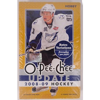 2008/09 Upper Deck O-Pee-Chee Update Hockey Hobby Box (Reed Buy)
