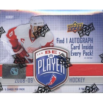 2008/09 Upper Deck Be A Player Signature Hockey Hobby Box