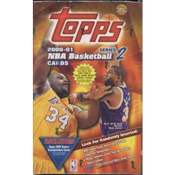 2000/01 Topps Series 2 Basketball Jumbo Box