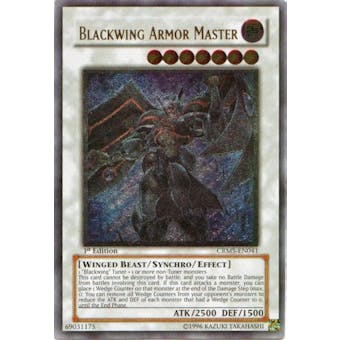 Yu-Gi-Oh Crimson Crisis Single Blackwing Armor Master Ultimate Rare - NEAR MINT (NM)