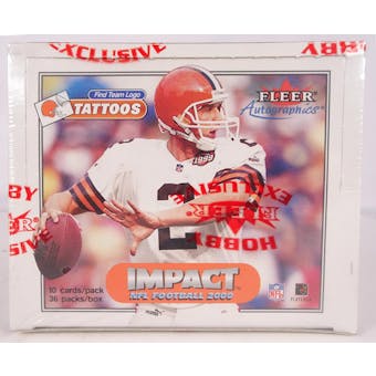2000 Skybox Impact Football Hobby Box (Reed Buy)