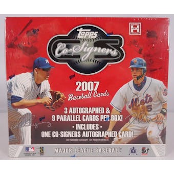 2007 Topps Co-Signers Baseball Hobby Box (Reed Buy)
