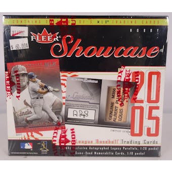 2005 Fleer Showcase Baseball Hobby Box (Reed Buy)