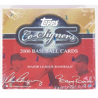 2006 Topps Co-Signers Baseball Hobby Box (Reed Buy)