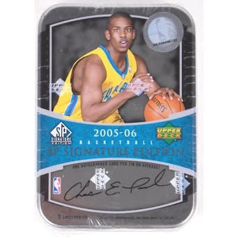 2005/06 Upper Deck SP Signature Basketball Hobby Tin (Box) (Reed Buy)