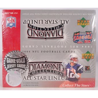 2004 Upper Deck Diamond Collection All Star Football Hobby Box (Reed Buy)