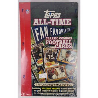 2004 Topps Fan Favorites Football Classic Combos Hobby Box  (Reed Buy)