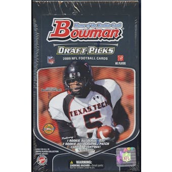 2009 Bowman Draft Picks Football Jumbo Box