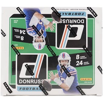 2022 Panini Donruss Football Retail 24-Pack Box