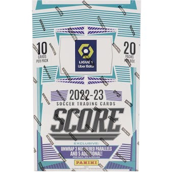 2022/23 Panini Score Ligue 1 Soccer Retail 20-Pack Box