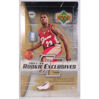 2003/04 Upper Deck Rookie Exclusives Basketball Hobby Box (Reed Buy)