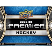 2022/23 Upper Deck Premier Hockey Hobby Box (Presell)