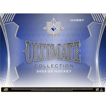2022/23 Upper Deck Ultimate Collection Hockey Hobby 16-Box Case (Presell)