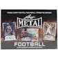 2023 Leaf Metal Football Hobby 15-Box Case