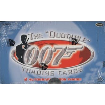 James Bond The Quotable Trading Cards Box (Rittenhouse 2004)