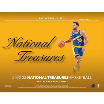 2022/23 Panini National Treasures Basketball Hobby 4-Box Case (Presell)