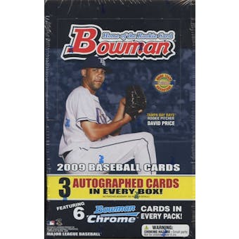 2009 Bowman Baseball Jumbo Box