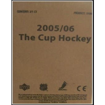2005/06 Upper Deck The Cup (Exquisite) Hockey Hobby 3-Box (Tin) Case