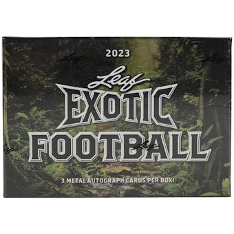 2023 Leaf Exotic Football Hobby Box