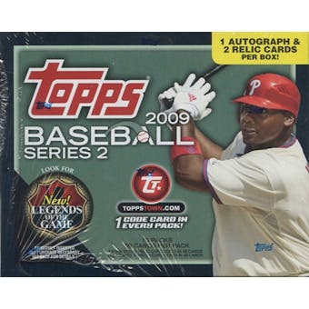 2009 Topps Series 2 Baseball Jumbo Box