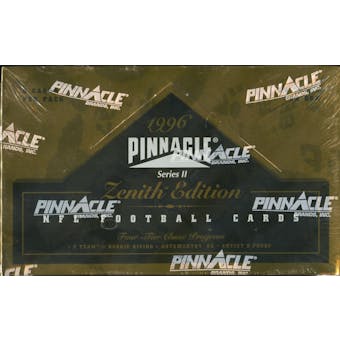1996 Pinnacle Zenith Series 2 Football Hobby Box
