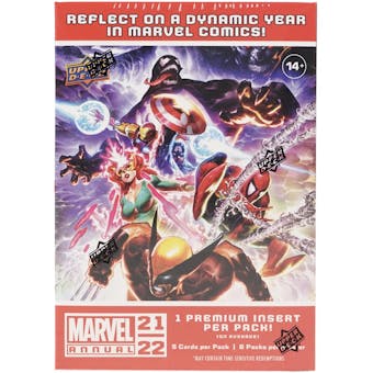 Marvel Annual 6-Pack Blaster Box (Upper Deck 2021/22)