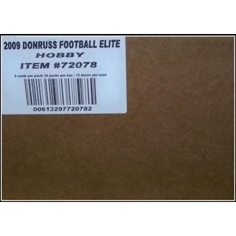 2009 Donruss Elite Football Hobby 12-Box Case