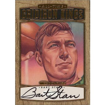 1999 Donruss All-Time Gridiron Kings Auto #AGK1 Bart Starr only 500 signed *A (Reed Buy)